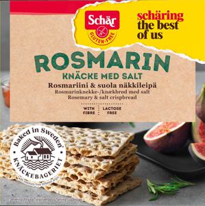 Schär Rosmarinknäcke med Salt glutenfri 230 g produkt bild