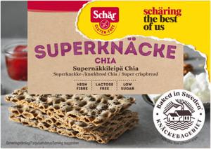 Schär Superknäcke Chia 140 g produkt bild