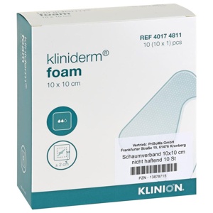 Schaumverband 10x10 cm nicht haftend Produktbild