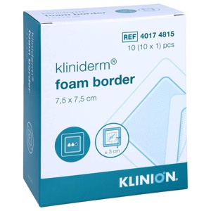 SCHAUMVERBAND Border 7,5x7,5 cm haftend Produktbild