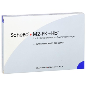SCHEBO M2-PK+Hb 2in1 Kombi-Darmkrebsvorsorge Test Produktbild