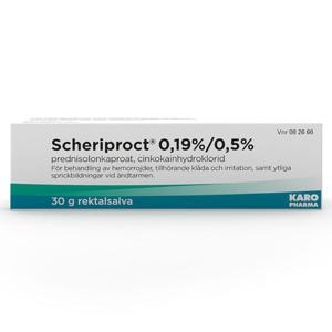 Scheriproct rektalsalva 0,19%/0,5% 30 g