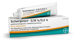 Scheriproct rektalsalve 30 g produktbilde
