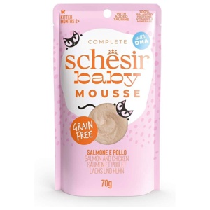 Schesir Baby Mousse Salmon 70 g produkt bild
