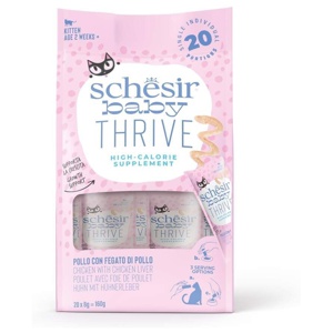Schesir Baby Thrive 20 x 8 g - Kyckling med kycklinglever produkt bild