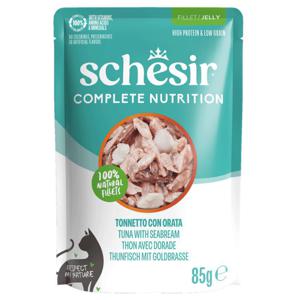Schesir C&B Tuna with Sea bream in Jelly Pouch 85 g produkt bild