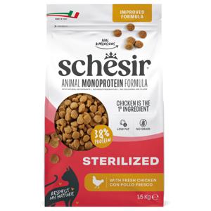 Schesir Cat Adult Animal Monoprotein Formula Sterilized Chicken (1,5 kg) produkt bild