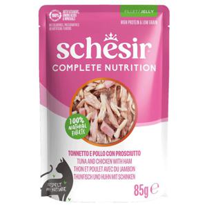 Schesir Cat Adult Tuna, Chicken & Ham in Jelly 85 g produkt bild