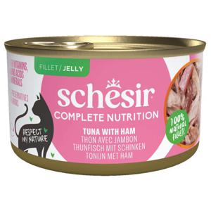 Schesir Cat Adult Tuna & Ham in Jelly 85 g produkt bild