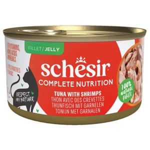 Schesir Cat Adult Tuna & Prawns Jelly 85 g produkt bild