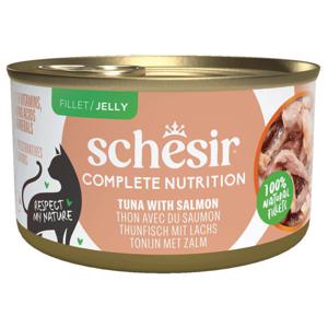 Schesir Cat Adult Tuna & Salmon in Jelly 85 g produkt bild