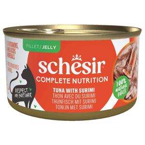 Schesir Cat Adult Tuna & Surimi in Jelly 85 g produkt bild