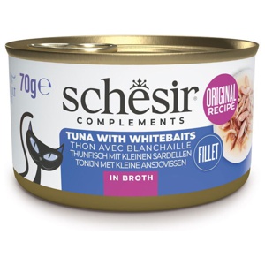 Schesir Cat Tuna & Whitebait Gravy 70 g produkt bild