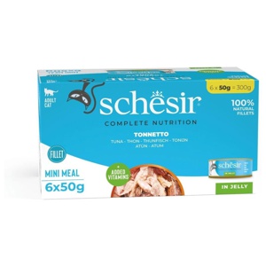 Schesir Complete Nutrition filé i gelé 6 x 50 g - Tonfisk produkt bild