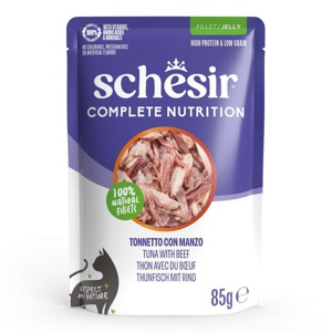 Schesir Complete Nutrition Filet in Gelee 12 x 85 g Produktbild
