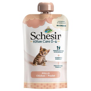 Schesir Kitten in Cream 10 x 150 g Produktbild