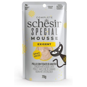Schesir Special Mousse Exigent Chicken/Duck Liver 70 g produkt bild