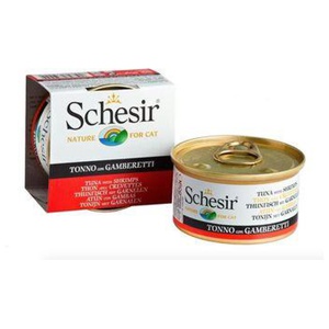 Schesir Thunfisch Garnelen in Jelly 85 g Produktbild