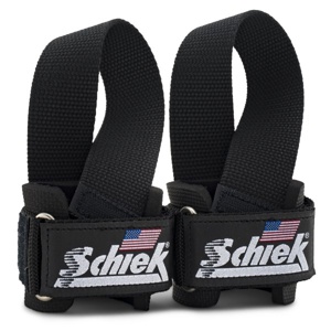 Schiek Power Lifting Straps One Size Black produktbillede