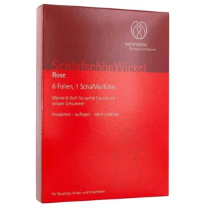 Schlafschön Wickel Rose Wachswerk, 6 St Folie Produktbild