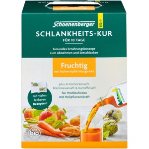 SCHLANKHEITSKUR Möhre-Mango Bio Schoenenberger Produktbild