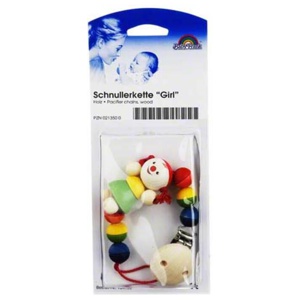 SCHNULLERKETTE Holz girl Produktbild