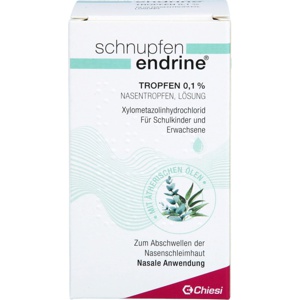 SCHNUPFEN ENDRINE 0,1% Nasentropfen Produktbild