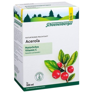 ACEROLA SAFT Schoenenberger Heilpflanzensäfte Produktbild