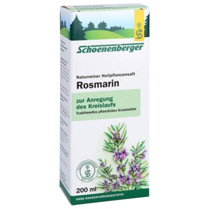 ROSMARIN HEILPFLANZENSÄFTE Schoenenberger Produktbild