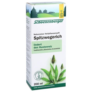 SPITZWEGERICHSAFT Schoenenberger Produktbild