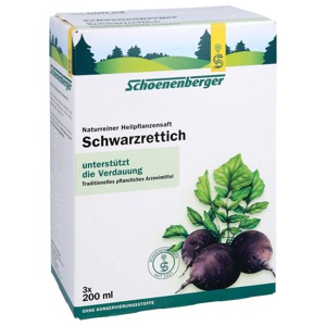 SCHWARZRETTICH Schoenenberger Heilpflanzensäfte Produktbild
