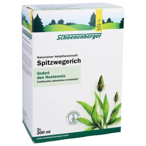 SPITZWEGERICHSAFT Schoenenberger Produktbild