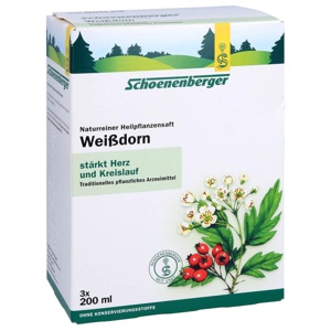 WEISSDORN SAFT Schoenenberger Heilpflanzensäfte Produktbild