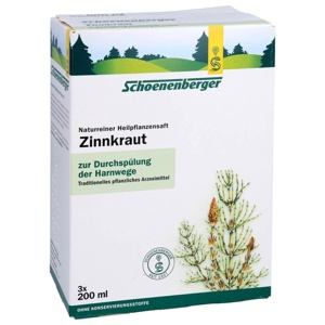 ZINNKRAUT SAFT Schoenenberger Heilpflanzensäfte Produktbild