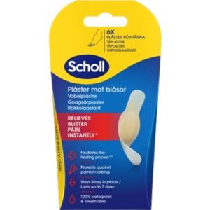 Scholl Blister Plasters Toes 6 st produkt bild
