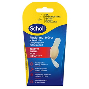 Scholl Blister Plasters Toes 6 stk produktbillede