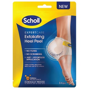 Scholl Eksfolierende Hælmaske, 1 par produktbilde