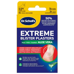 Scholl Extreme Blister Plasters with Aloe Vera 5 stk produktbillede