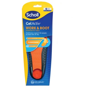 Scholl Gel Activ Work & Boot innleggssåle Small 1 par produktbilde