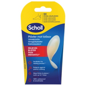 Scholl gnagsårplaster hæl stor 5 stk produktbilde