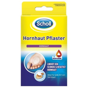 Scholl Hornhaut Pflaster, 4 St Pflaster Produktbild