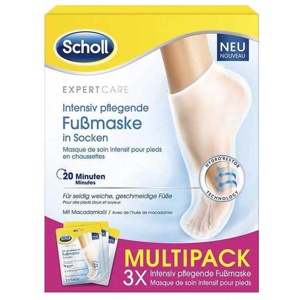 Scholl intensiv pflegende Fußmaske in Socken, 3X2 St n.v. Produktbild