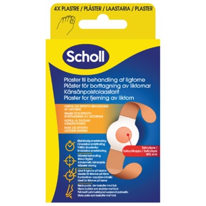 Scholl Liktornplaster 4 stk produktbilde