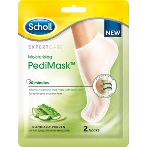 Scholl PediMask Aloe 2 socks - 1 pk. produktbillede