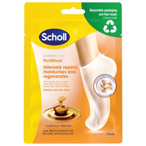 Scholl PediMask Manuka Honey Fotmaske produktbilde