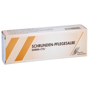 SCHRUNDEN-PFLEGESALBE Dermi-cyl Produktbild