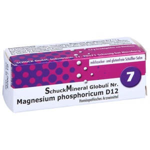 SCHUCKMINERAL Globuli 7 Magnesium phosphoricum D12 Produktbild