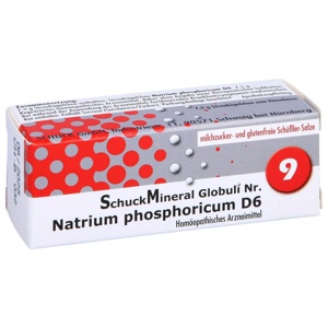 Schuckmineral Globuli 9 Natrium phosphoricum D6, 7.5 g Globuli Produktbild