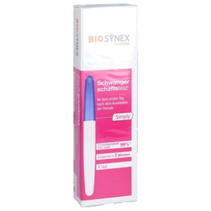 Schwangerschaftstest Simply Urin, 1 St Test Produktbild