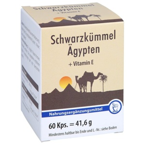 SCHWARZKÜMMEL ÄGYPTEN+E Kapseln Produktbild